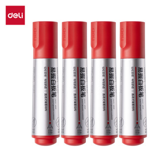 Deli SK162 whiteboard pen office wear-resistant wipe not easy to leave marks SK162 oily straight liquid writing is not easy to smooth