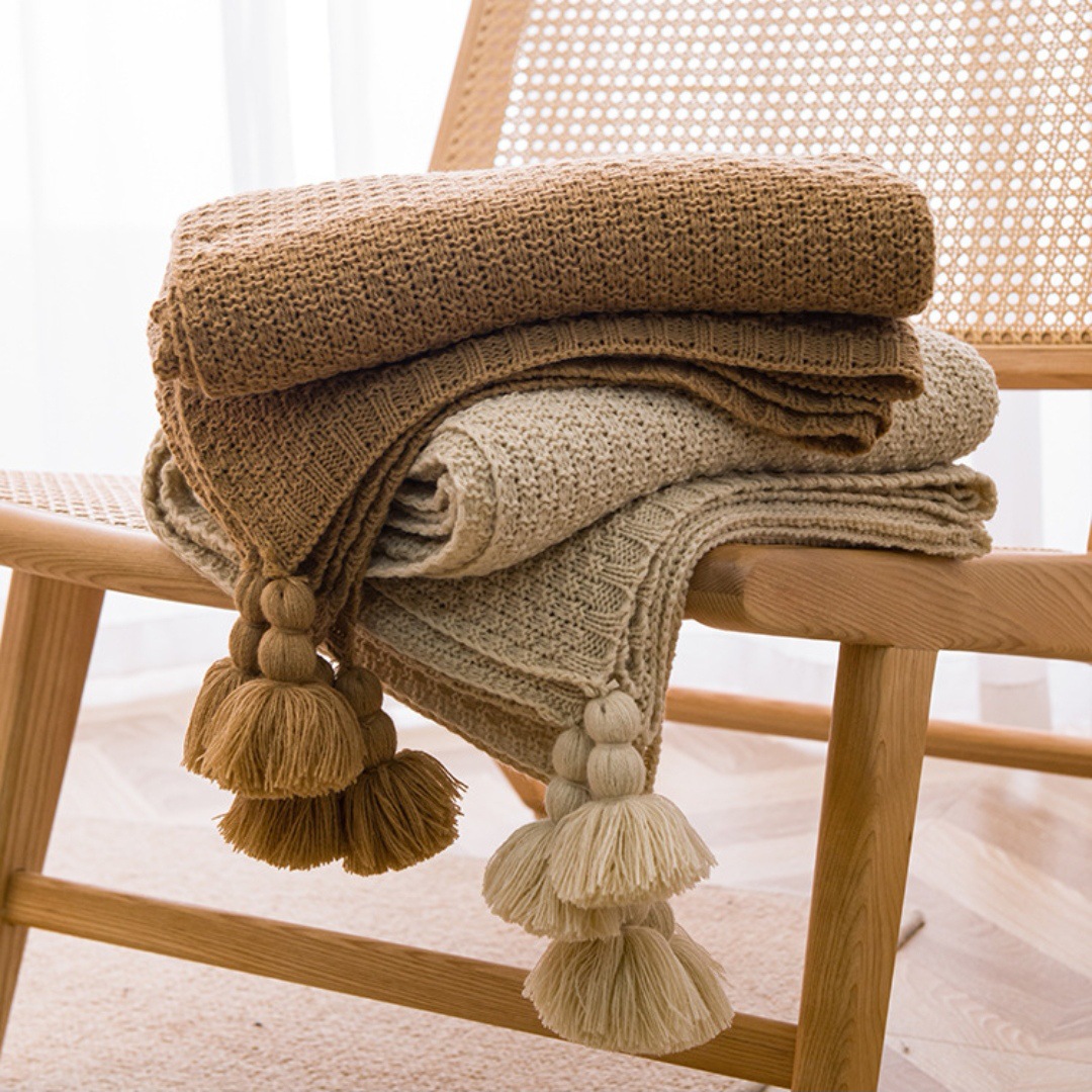 Red red con inswind mantas hechas a mano ocio almuerzo de oficina flange mantas de sofá simple cama bandera mantas de cola de cama