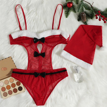 情趣内衣性感诱惑纯欲圣诞跨境外贸速卖通大码胖MM肥婆夜店居家女