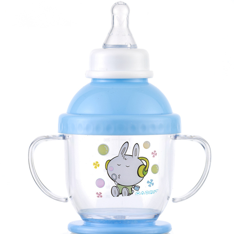Niños multifuncional taza de beber absorbente taza de beber traje de bebé de pico de pato taza de beber