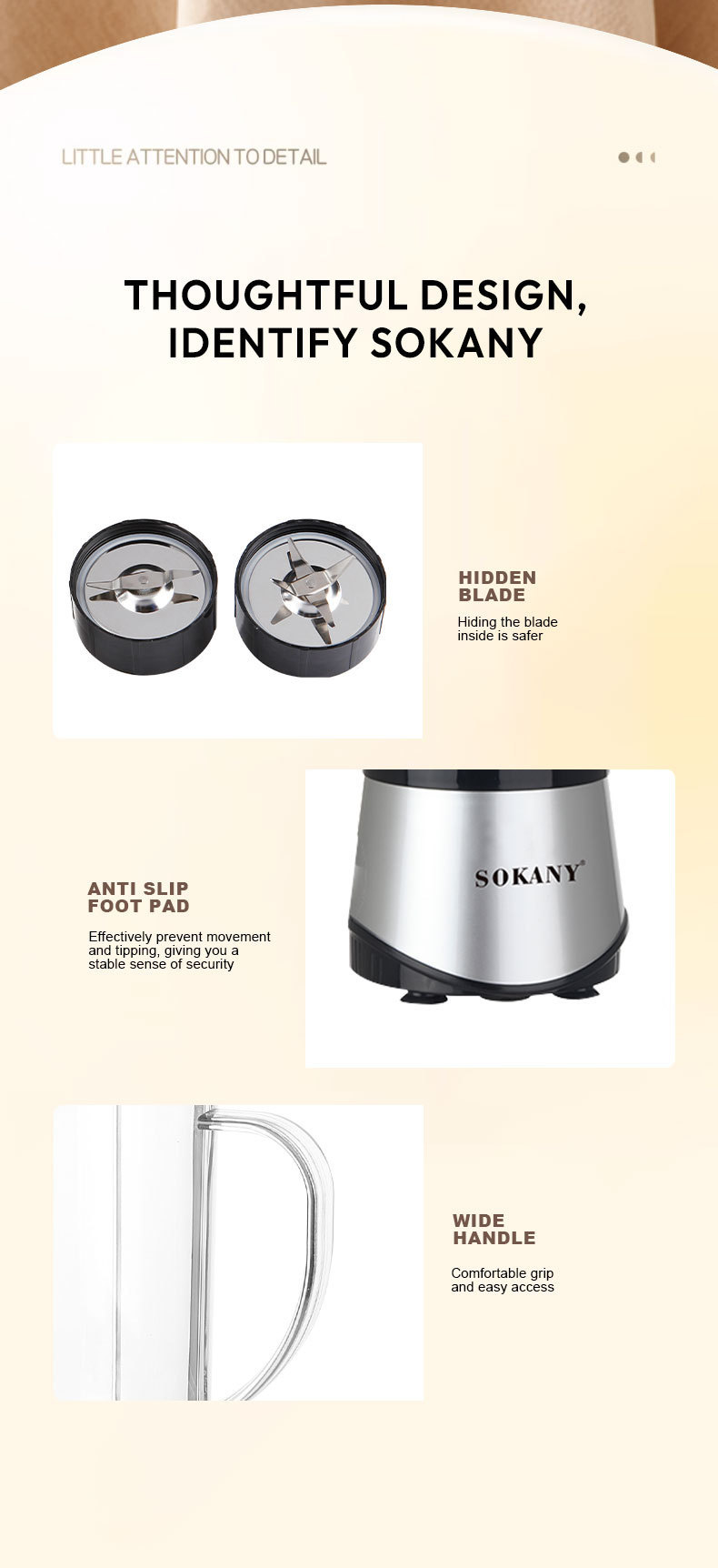 High Speed Smoothie Maker 6 In 1 Blender Food Processor Juicer_voghion.com