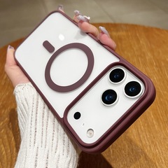 适用苹果17AIR马卡龙磁吸新款手机壳iphone17pro简约防摔保护套