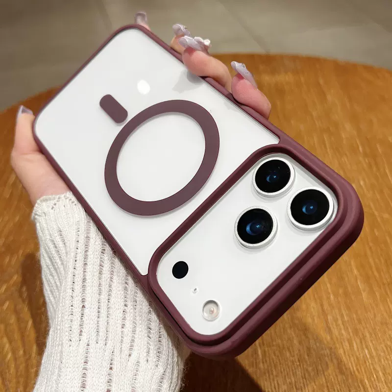 适用苹果17AIR马卡龙磁吸新款手机壳iphone17pro简约防摔保护套