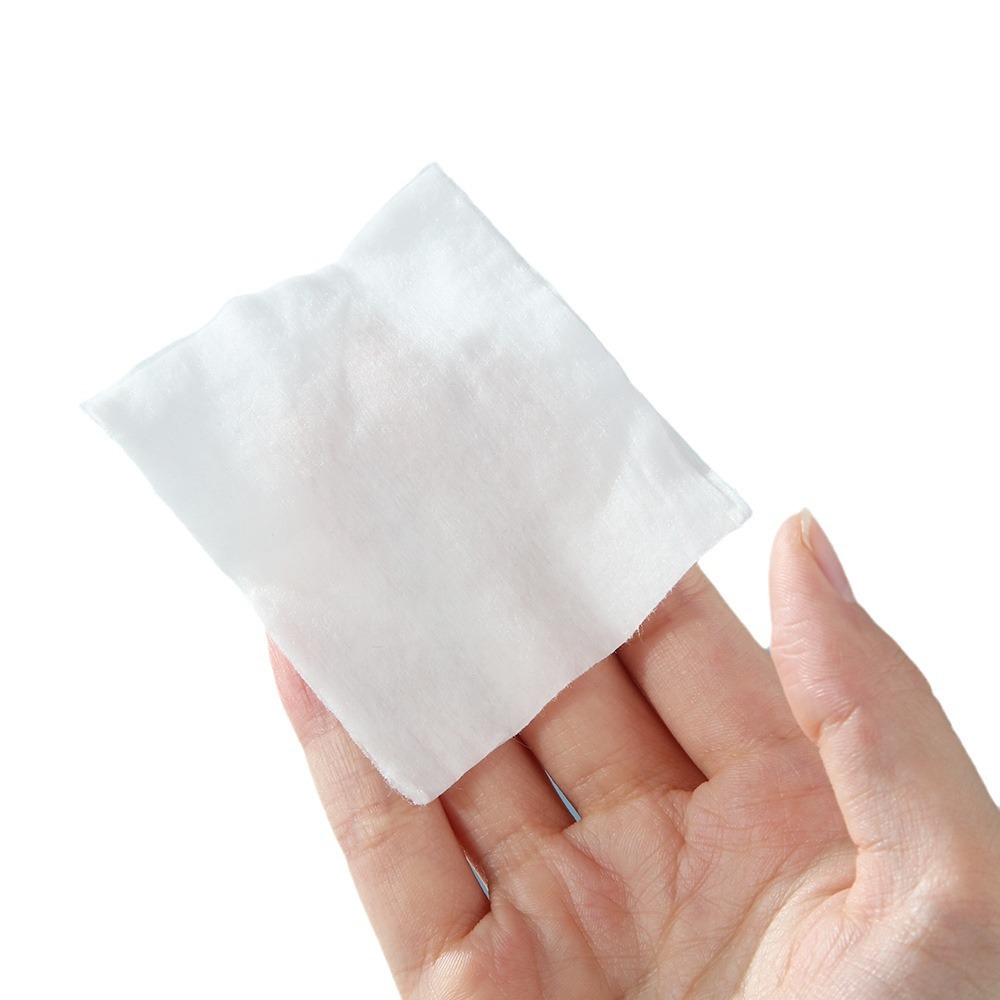 Fabricantes de salón de belleza bordado cuadrado algodón desechable algodón de lavado de uñas algodón de limpieza de uñas al por mayor