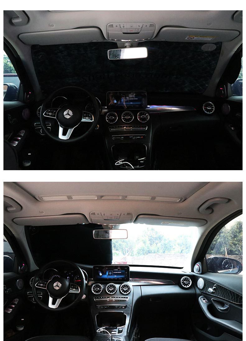 Suitable for all models of Mercedes-Benz, Audi, Volkswagen, sun visor, snow visor, front windshield, anti-freezing cover