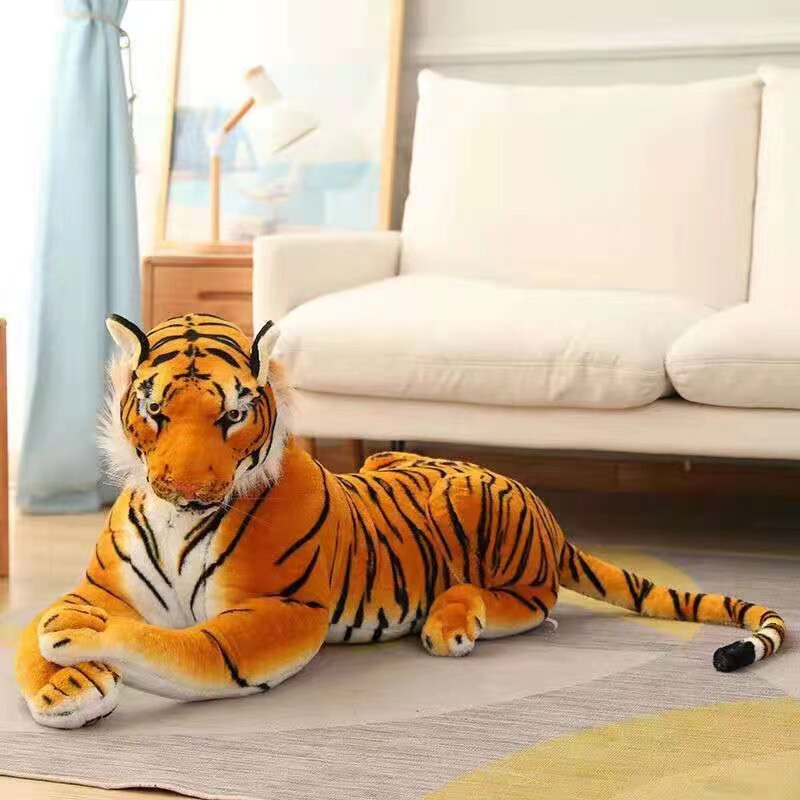 Simulation Tiger Plush Toy Doll Large Northeastern Tiger Doll Kidsren's Rag Doll Cute White Tiger Pillow Doll