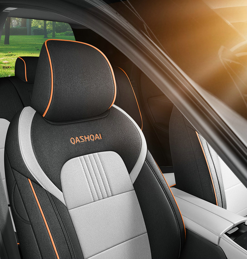 Car Seat Cover for Nissan Qashqai 25 Full Set Linen Breathable