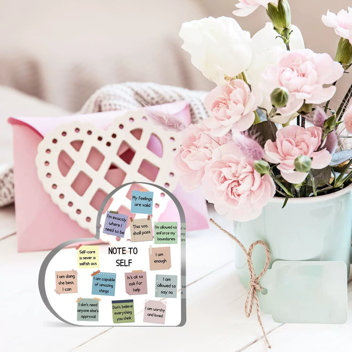 亚克力摆件跨境亚马逊治疗心理健康办公室桌面装饰治疗师办公室礼