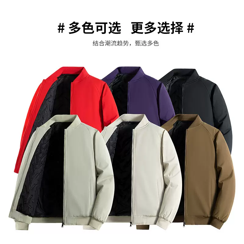 男士棒球服秋冬季新款韩版潮流宽松加厚棉衣外套休闲大码棉袄二开