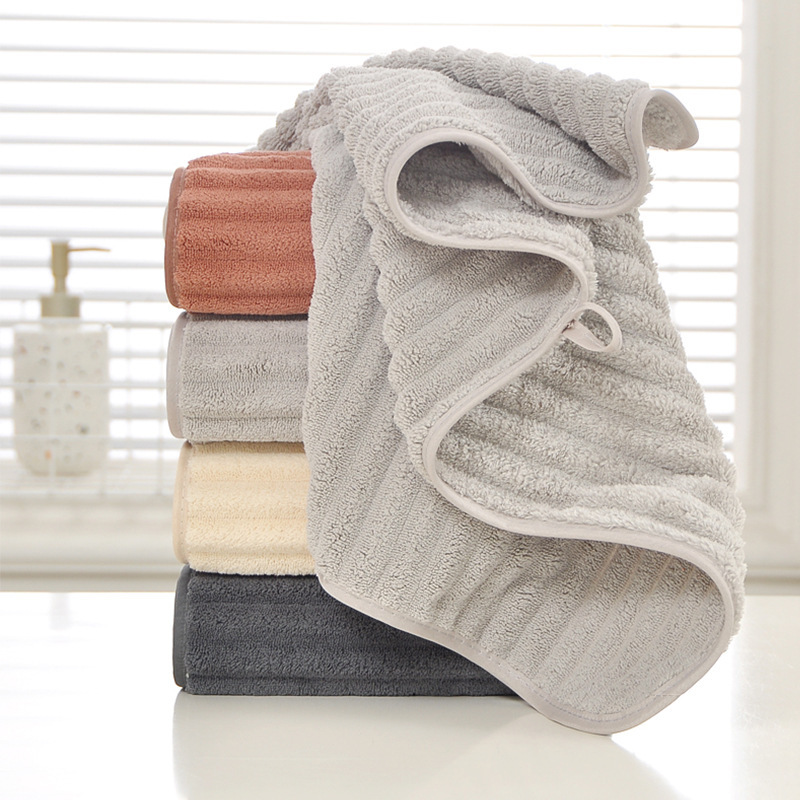 Coral Fleece Towel Wholesale Face Towel Wipe Face Towel Household Adult Absorbent Hair-free Bath Towel Hand Towel Dry Hair Towel