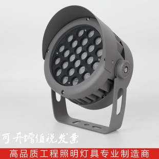 Led Floodlight 12W24W36W512 Full Color External Control Spotlight Outdoor Park Courtyard Waterproof Oblique Tree Light