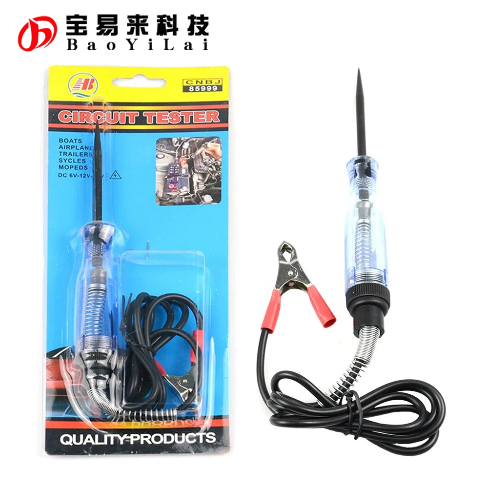Тестер 6-24 Вольт для поиска обрыва проводов, ручка для проверки целостности цепи автомобиля 6-24 Вольт