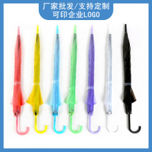 直杆长柄透明伞网红自动雨伞厂家批发礼品广告LOGO印制伞挡风