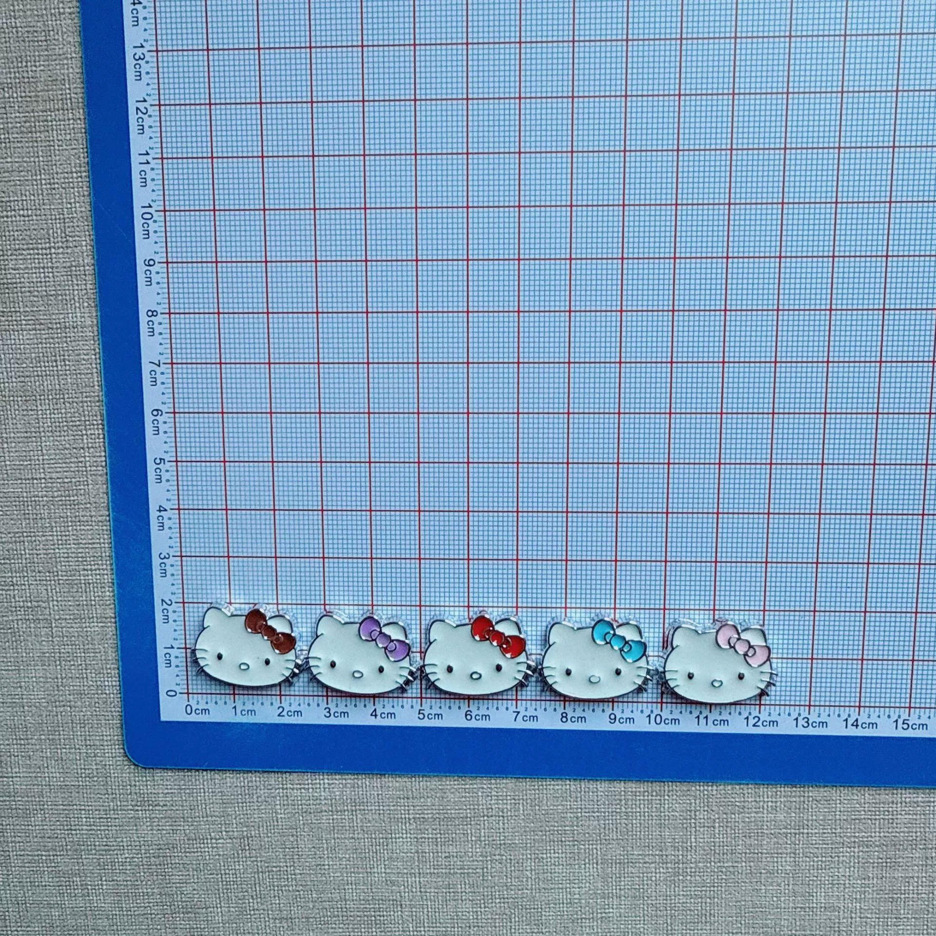 Новый серебристый край котёнок голова diy заколка для волос чехол для телефона дырка обувь цветы украшения материал аксессуары оптом