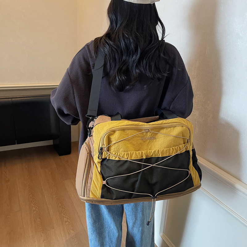 Nuevo paquete de viaje transfronterizo de gran capacidad de separación seca y húmeda bolsa deportiva de acondicionamiento físico bolsa de almacenamiento de equipaje de viaje