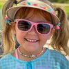 Fashionable silica gel children's glasses, sun protection cream, sunglasses, new collection, UF-protection