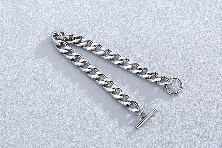 30g Weight Bracelets Classification 304 Stainless Steel Chain Material Anniversary, Business, Travel Occasion 304 Stainless Steel Material Geometric Pattern Unisex Gender Fashion Style Waterproof Non Tarnish Craft PVD Coated 18K Gold Plated Geometric Titanium Steel Fashion Waterproof Non Tarnish Titanium Steel Bracelets 10