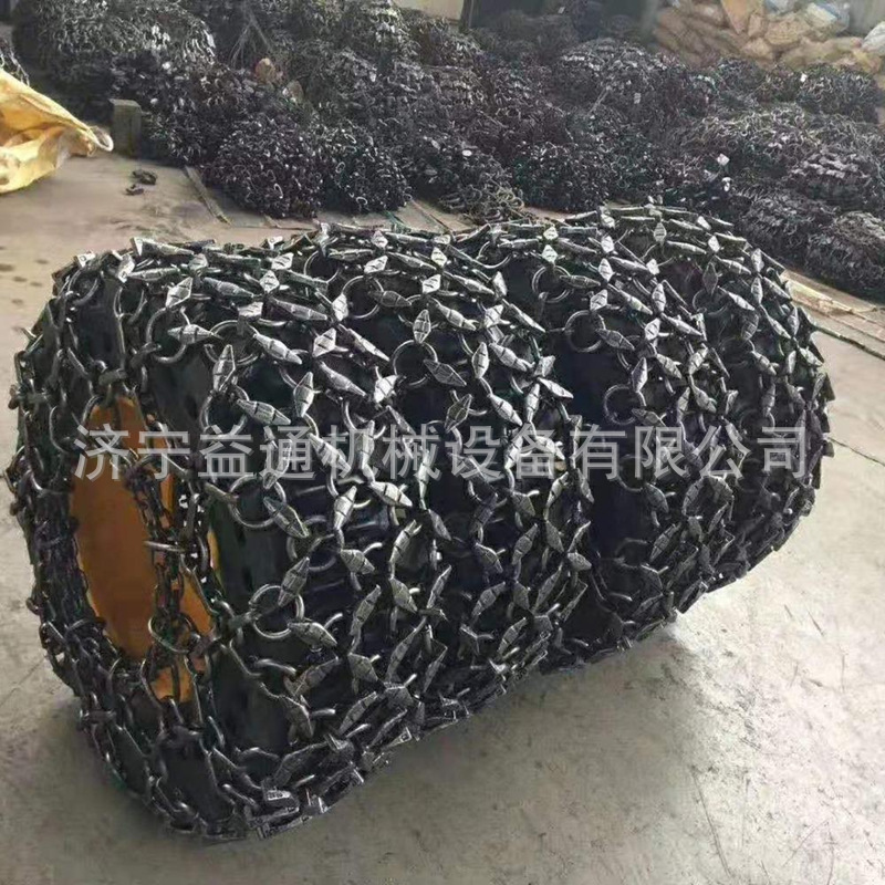 铲车防滑链装载机轮胎保护链铲车小型装载装载机防护链厂家
