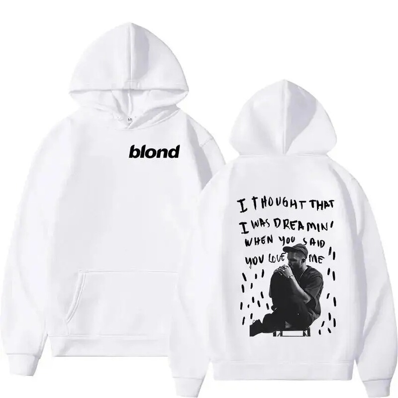 【Cross-Border European Size】Rapper Frank Pullover Sweatshirt Ocean Blonde Hip-Hop Music Album Sweatshirt