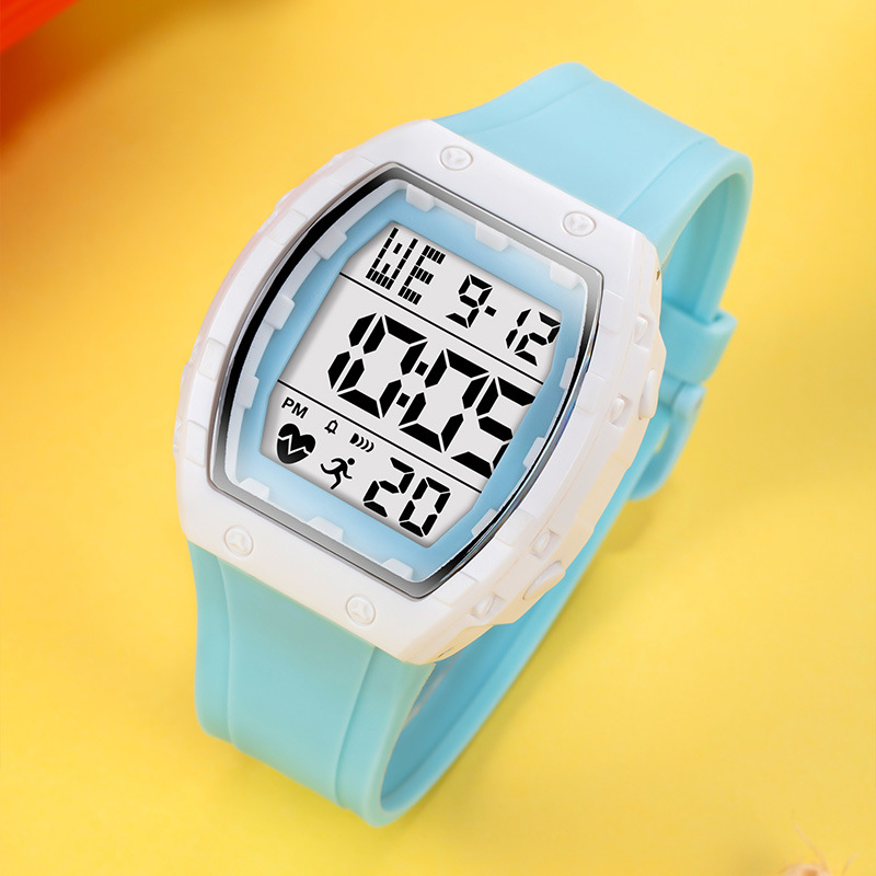 Tendencia de estudiantes de secundaria al aire libre nocturna relojes electrónicos multifunción caliente alarma electrónica al por mayor