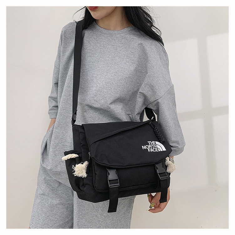Cross-Border New Style Crossbody Bag for Men and Women, Versatile Workwear Bag, Trendy Brand, Large Capacity, Campus Student Commuter Shoulder Bag