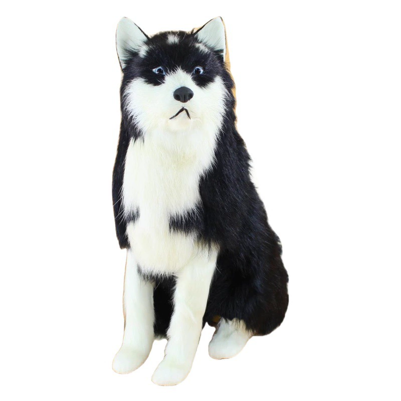 Самоедская шерсть имитация собаки Зодиак Животные украшения подарок Моделирование Милая имитация собаки
