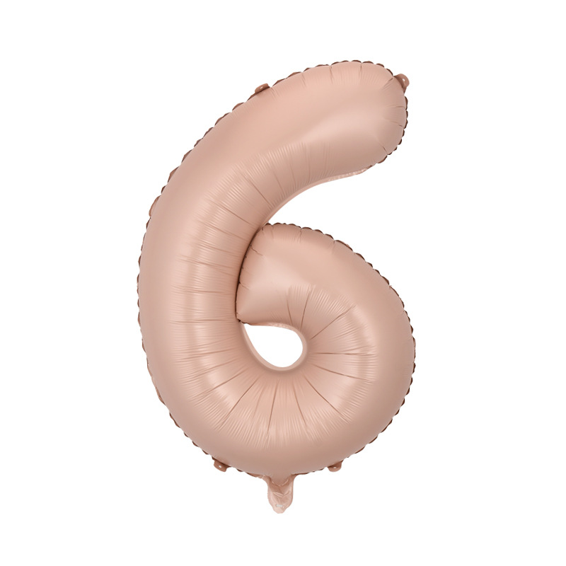 Versión americana verde digital flotante vacío globo de película de aluminio 32 pulgadas oro medio globo digital 34 pulgadas globo decoración al por mayor