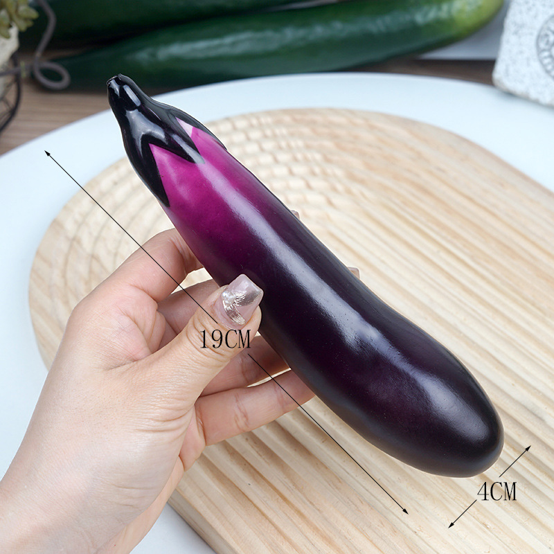擬似擬似偽果物野菜ソフトサイズ苦いキュウリ青瓜ナスモデルキッチン装飾家庭置物おもちゃ|undefined