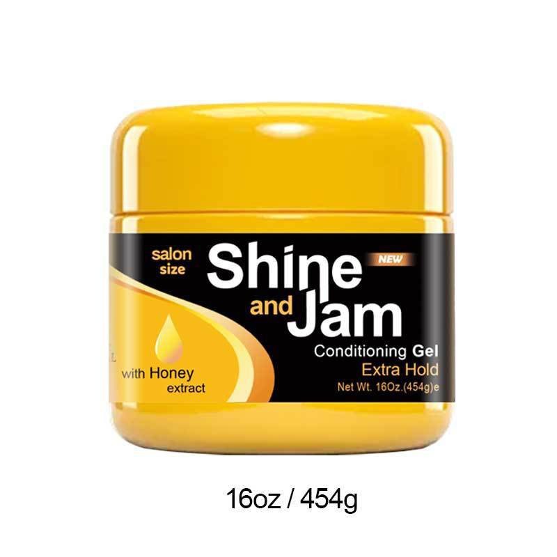 Gel Fijador para Peinados Shine Jam, Gel para Trenzas, Cera para el Cabello, Disponible en Varios Países