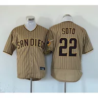 Оптовая продажа бейсбольная одежда трикотажные свитера Presiders San Diego Padres мужская вышивка фанатский вариант элитного бейсбольного трикотажа