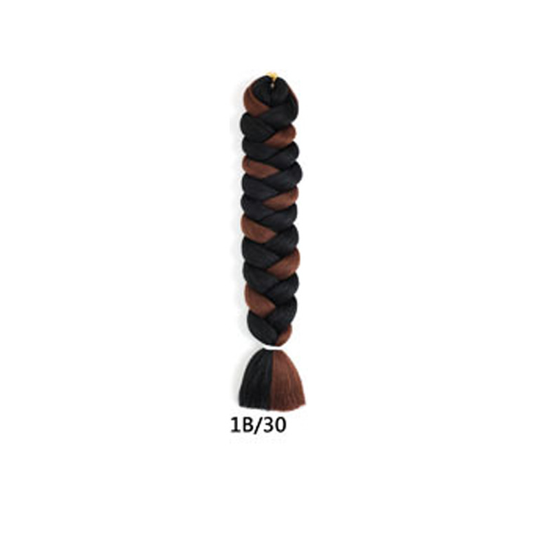 165g Fibra química Jacques Trenza grande Jumbo Outre Braid Hair Peluca Trenza sucia africana Trenza torcida