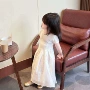 儿童女童露背短袖连衣裙