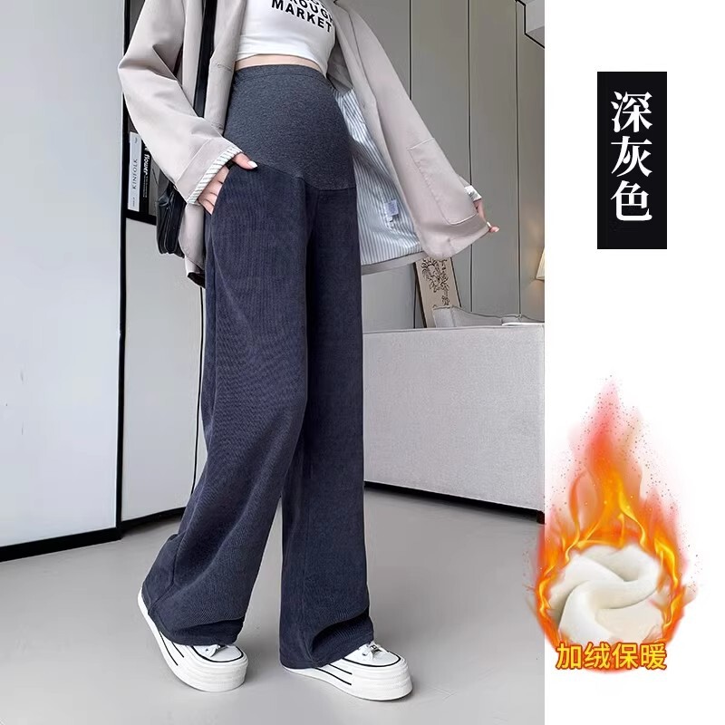 妊婦用パンツ 春秋用 外出着用 ストレート ワイドレッグパンツ 大きいサイズ 秋冬用 レギンス ロングパンツ 秋服 快適 外出着用可能|undefined