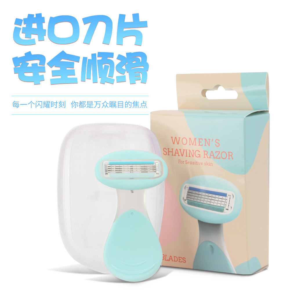 Dispositivo de depilación, afeitadora, depilación manual especial para damas, depilación en las axilas, partes íntimas de las piernas, afeitadora de labios masculinos al por mayor