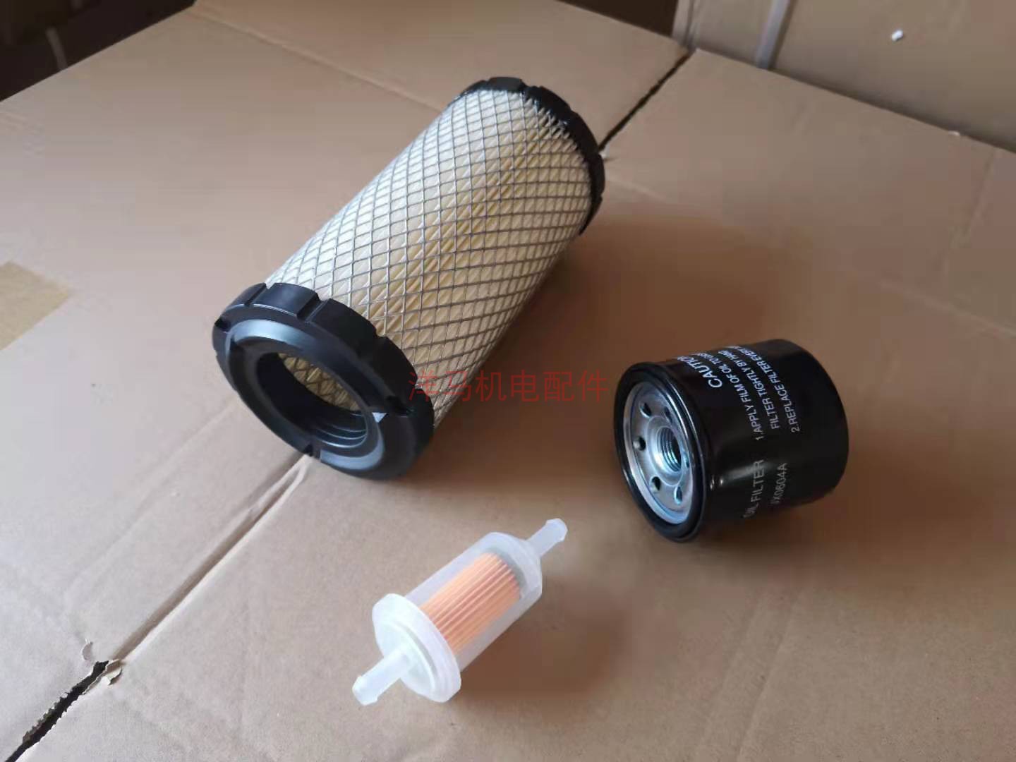 双缸柴油发电机配件大全KDE12 2V80 10KW空滤芯格 机油滤柴油滤芯