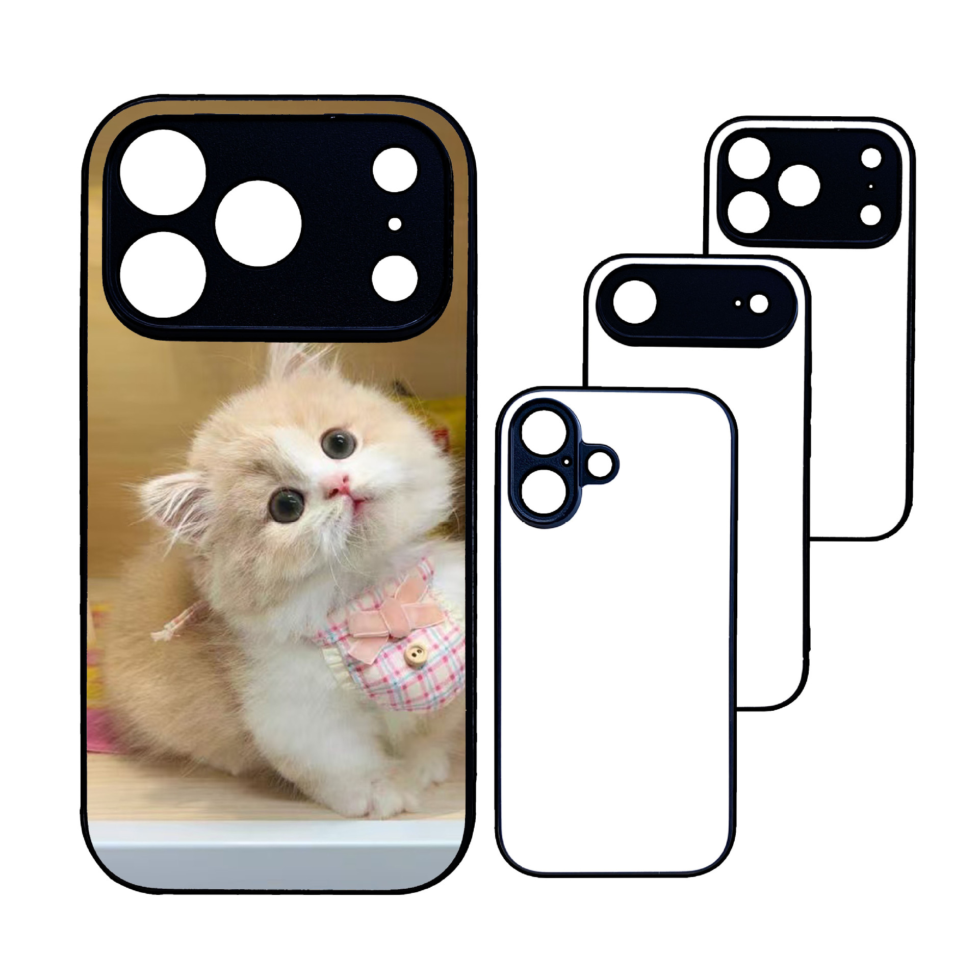 适用于苹果6-17pro max系列铝片热转印手机壳保护套phone case
