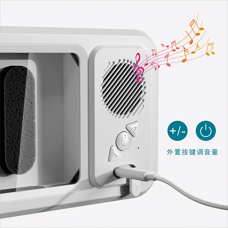 Z07浴室防水携帯電話ケースbluetoothスピーカーオーディオ入浴テレビスタンド携帯電話スタンドタッチスクリーン携帯電話ケース|undefined