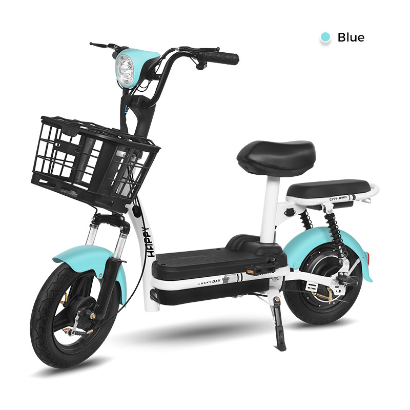 Fabricante de automóviles eléctricos príncipe venta directa bicicleta eléctrica para adultos coche de batería doble bicicleta de dos ruedas de alta duración