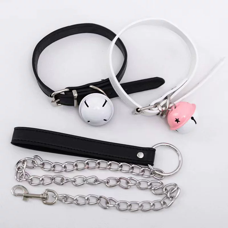 (Cross-border trading), polyurethane small bell, choker, chain, accessory with bow