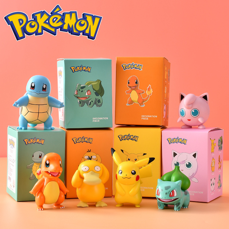 Genuine Baokemeng Series Ornaments Trendy Blind Box Pokémon Car Pikachu Model Doll Hand Toy Genuine Baokemeng Series Ornaments Trendy Blind Box Pokémon Car Pikachu Model Doll Hand Toy