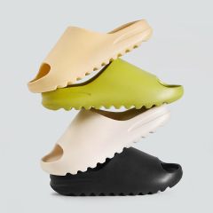 EVA slippers wholesale men's summer thick-soled outer wear, shit-stepping Internet celebrity coconut slippers, trendy beach outer wear sandals