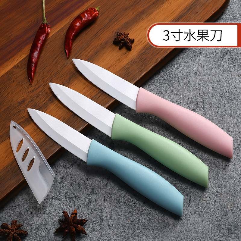 Factoria directa cuchillo de cerámica de cocina cuchillo de frutas cuchillo de fruta doméstico cuchillo de corte de sandía cuchillo de cuchillo de piel