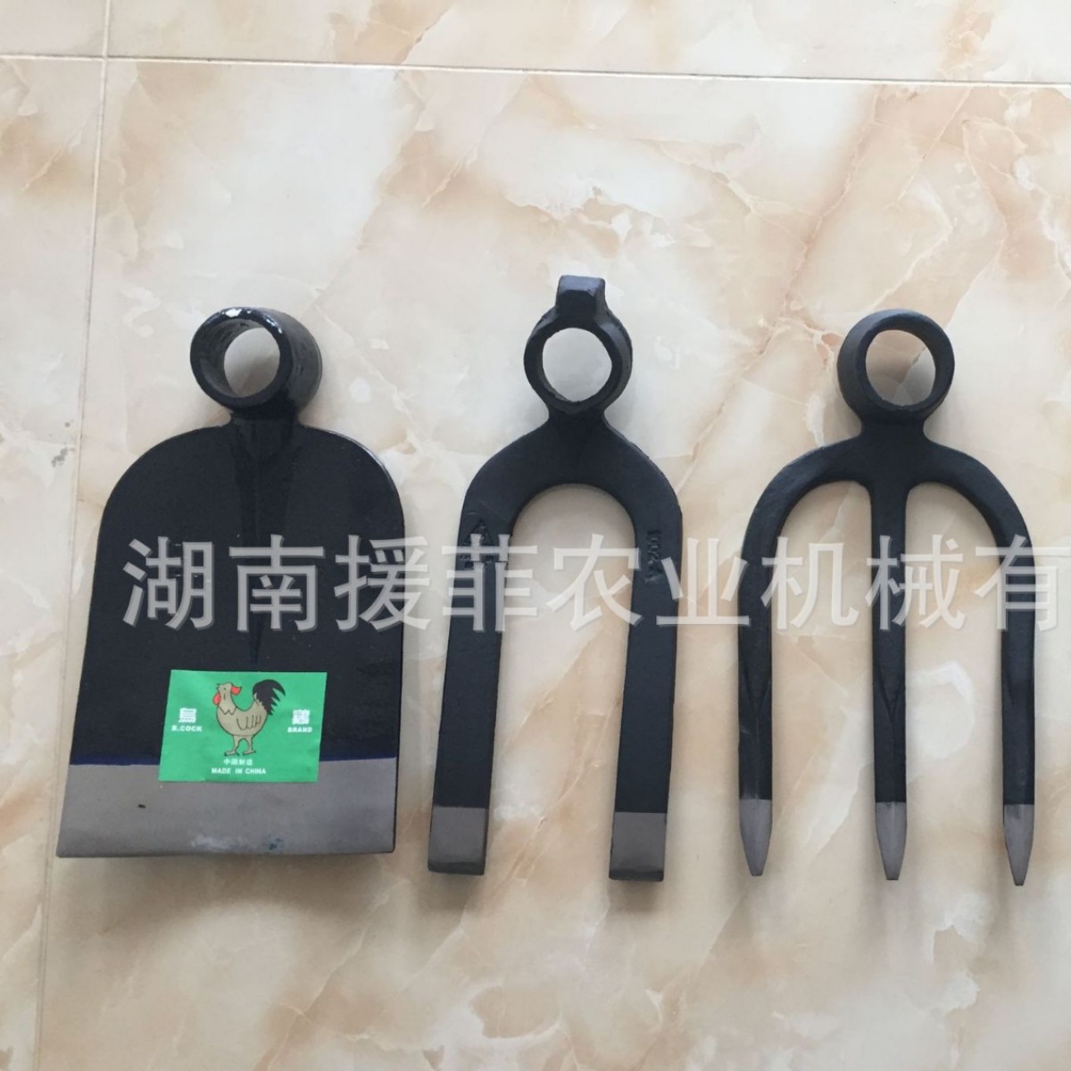 出口东南亚锄头橘红色油漆双色油漆HOE，H301 H316规格  H317