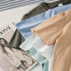 Japanese 230g cotton short sleeve T-shirt women's shoulder crew neck jacket solid color half sleeve bottoming shirt men's wholesale
