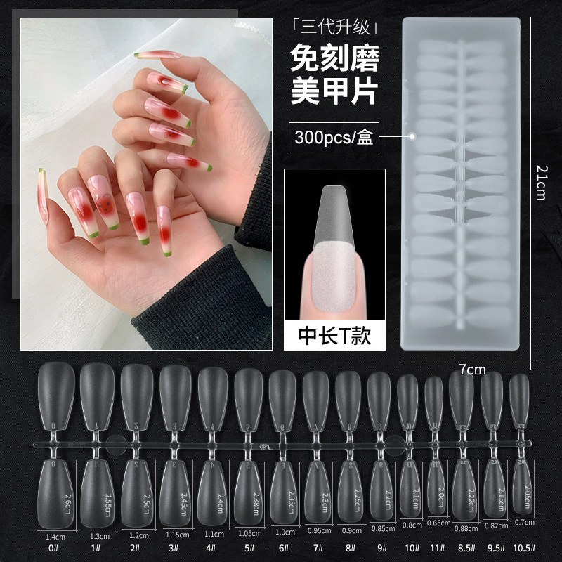 2024 nuevo ultrafino mano-desgaste de uñas especial pieza talla-desgaste libre sin costuras de doble cara pieza de uñas esmerilado al por mayor