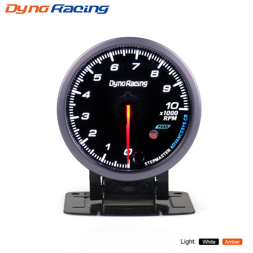 Dyno Racing 60mm Needle-Tipped Tachometer/Turbocharger Gauge/Water Temperature/Oil Temperature/Oil Pressure/Voltage