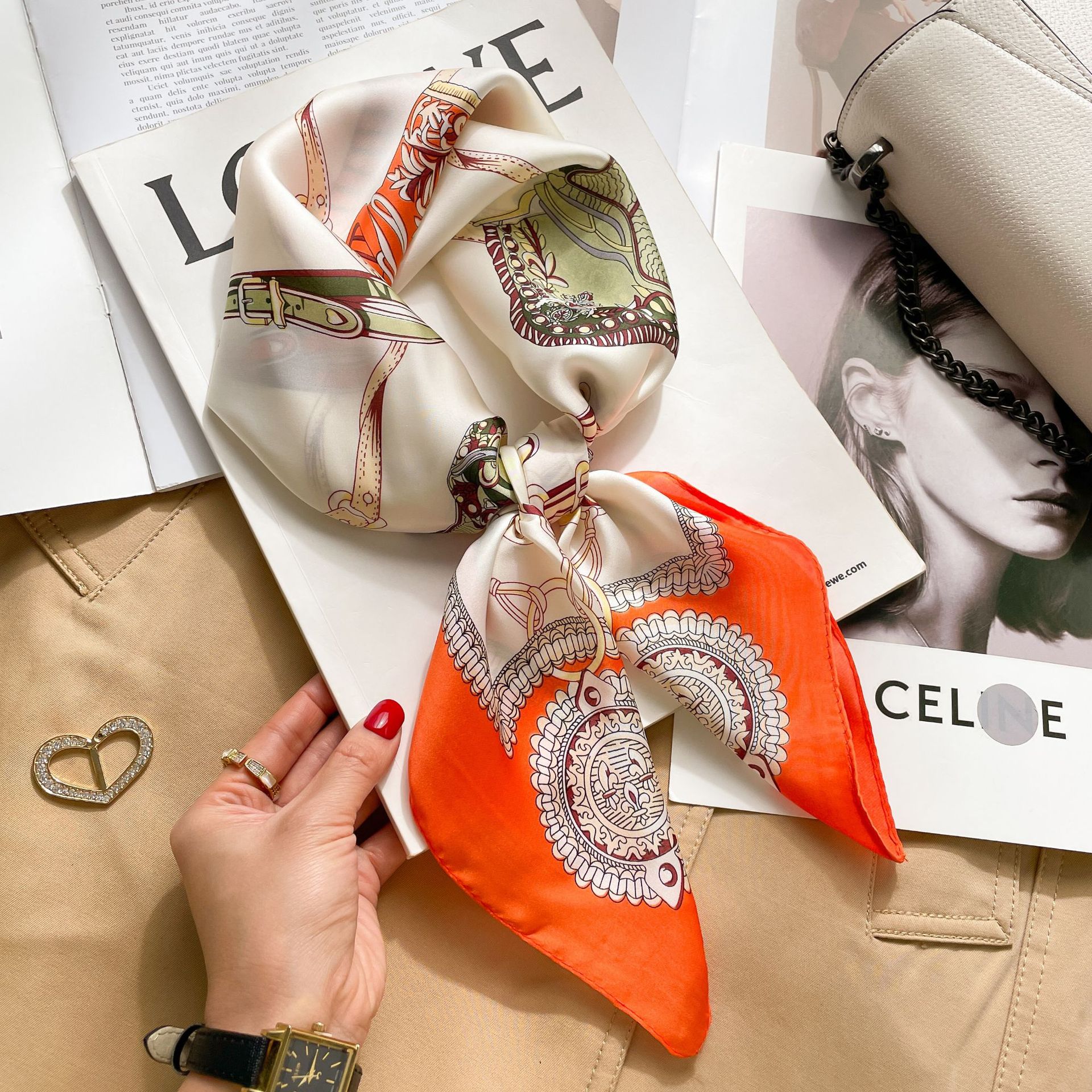 A0125 안장 버클 오렌지