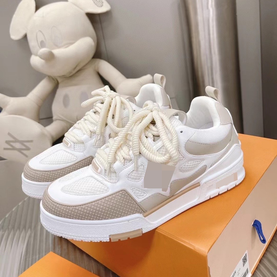 European Style Chubby Loafers for Men and Women, Height-Increasing Thick-Soled Dad Shoes, Fashionable Versatile Sneakers