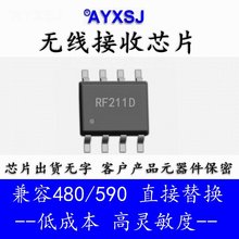 433M315M无线接收芯片兼容SYN590/480低成本高灵敏度遥控ICRF211D