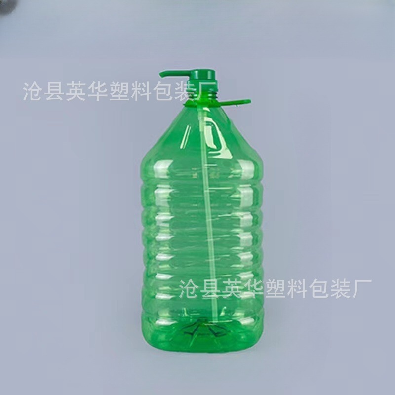 Botella de cabeza de bomba de presión PET Botella de espíritu de lavado de 500ml Botella de limpieza de frutas y verduras Botella de detergente de 1.5 litros Botella de champú 2L